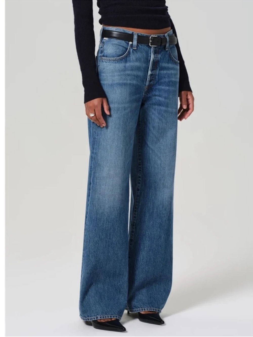 NWOT $285 Citizens Of humanity ANINNA JEANS SZ 26 33” inseam - Picture 2 of 4